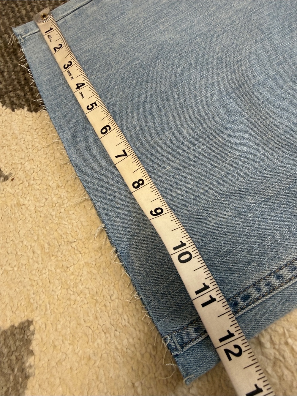 New rag & bone Light Blue Wide-Leg Jeans - Picture 7 of 8